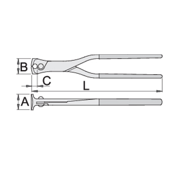 Unior klešta armiračka ojačana 529/4PR 280mm 609563 Unior klešta armiračka ojačana 529/4PR 280mm 609563