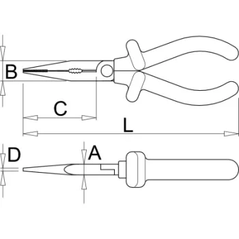 Unior klešta špicasta prava 170mm 508/1VDEDP 619189 Unior klešta špicasta prava 170mm 508/1VDEDP 619189