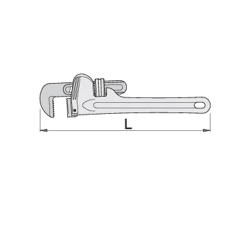 Unior ključ za cevi od Al podešavajući pravi 18 Unior ključ za cevi od Al podešavajući pravi 18