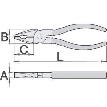 Unior klešta za lanac motocikla 180mm 3202/1P 628803-4