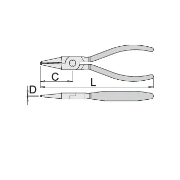 Unior klešta za seger unutrašnja prava za bezbedan rad na visini 180mm 536PLUS/1DP-H 626387-1