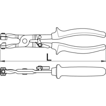 Unior klešta za šelne 2077/2BI 619250 Unior klešta za šelne 2077/2BI 619250