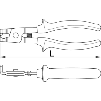 Unior klešta za šelne Clic 2080/2BI 619253-5