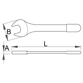 Unior ključ viljuškasti jednostrani, izolovan 8mm 110/2VDEDP 617801-1