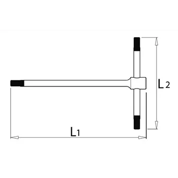Unior ključ imbus sa T-ručicom, trostrani 4.5 193HX2 607983 Unior ključ imbus sa T-ručicom, trostrani 4.5 193HX2 607983