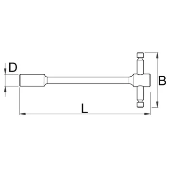 Unior ključ nasadni T-ručica 12 196/1A1 608128 Unior ključ nasadni T-ručica 12 196/1A1 608128