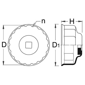 Unior ključ za filter ulja 86/18 1977/6 619264-2