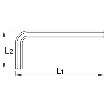 Unior ključ imbus 2.5mm 220/3 607825-1