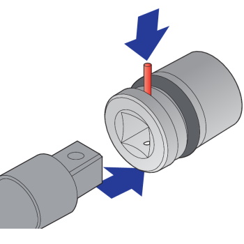 Unior ključ nasadni IMPACT dugi prihvat 1/2 24mm 231/4L6p 607930-1