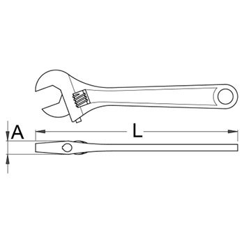 Unior ključ podešavajući 250mm 250/1 601017-1