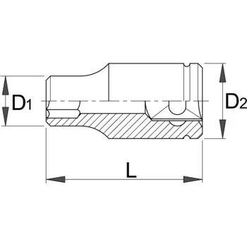 Unior ključ nasadni prihvat 1 46mm 199/1 6p 603096 Unior ključ nasadni prihvat 1 46mm 199/1 6p 603096