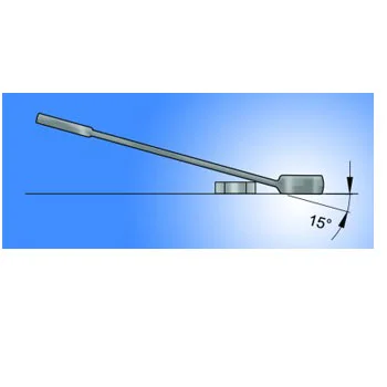 Unior ključ 125/1 viljuškasto-okasti kratki 5/16