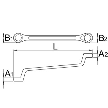 Unior ključ okasti 1/2x9/16 180/1 605379-2