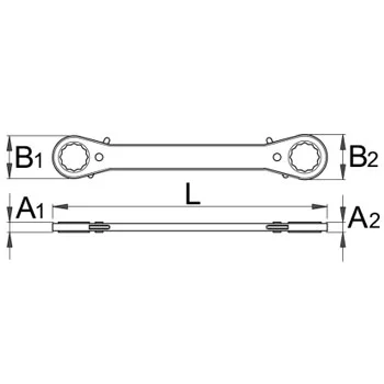 Unior ključ okasti sa čegrtaljkom 10x11 165 611637 Unior ključ okasti sa čegrtaljkom 10x11 165 611637