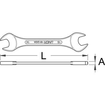 Unior ključ viljuškasti 14x15 1612/2A 615376-1