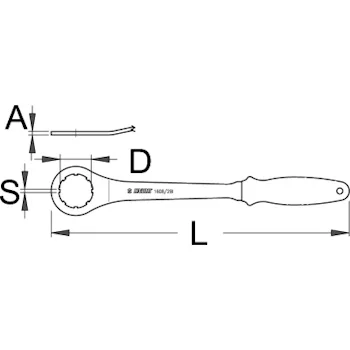 Unior ključ okasti za pogonsku osovinu 615534 Unior ključ okasti za pogonsku osovinu 615534