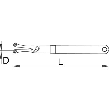 Unior ključ račvasti 253/2DP 616294-1