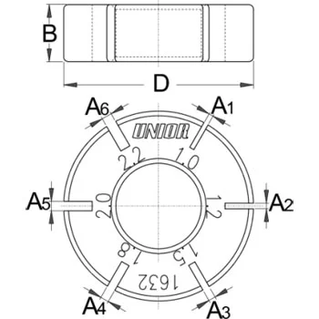 Unior ključ za fiksiranje ravnih žica 1632 617588 Unior ključ za fiksiranje ravnih žica 1632 617588
