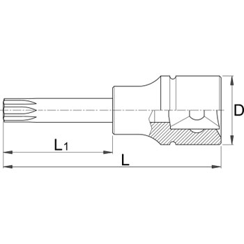 Unior ključ nasadni sa ZX profilom prihvat 3/4  M14 197/2AZX  620816-1