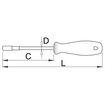 Unior ključ nasadni sa CR ručkom 16mm 629CR 616417-1