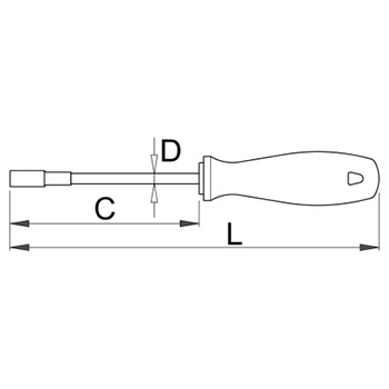 Unior ključ nasadni sa CR ručkom 16mm 629CR 616417 Unior ključ nasadni sa CR ručkom 16mm 629CR 616417