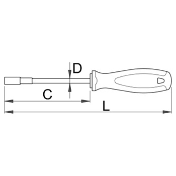 Unior ključ nasadni sa TBI ručkom 16mm 629TBI 612827-1