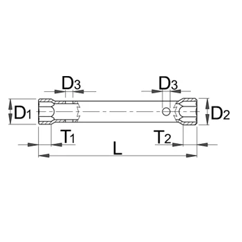 Unior ključ cevasti 215/2 14x15 600701-1