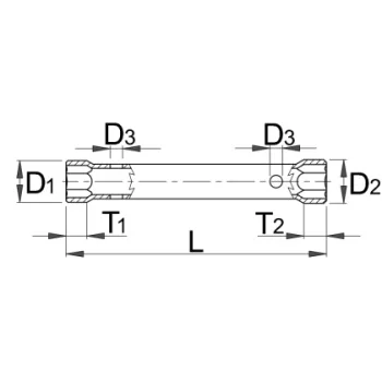 Unior ključ cevasti 17x19mm 215/2 600719 Unior ključ cevasti 17x19mm 215/2 600719