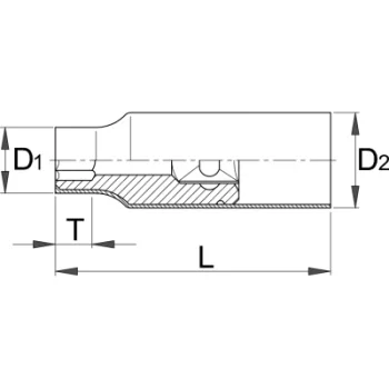 Unior ključ nasadni prihvat 1/2 izolovani dugi 22mm 190/2LVDEDP 621604 Unior ključ nasadni prihvat 1/2 izolovani dugi 22mm 190/2LVDEDP 621604