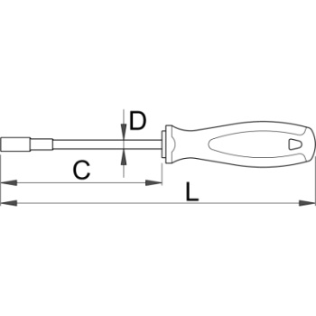 Unior ključ nasadni sa TBI ručkom 10mm 629TBI 611751-1