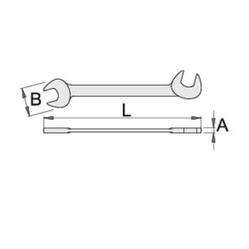 Unior ključ viljuškasti dvostrani za električare 16mm 114/2 618639 Unior ključ viljuškasti dvostrani za električare 16mm 114/2 618639