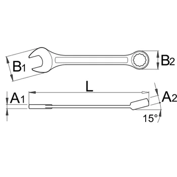 Unior ključ 120/1 viljuškasto-okasti dugi 13/16 Unior ključ 120/1 viljuškasto-okasti dugi 13/16
