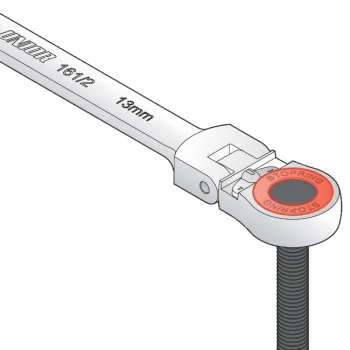 Unior ključ viljuškasto-okasti zglobni sa čegrtaljkom 16mm 161/2 622847-3
