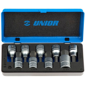 Unior ključevi nasadni sa imbus profilom, prihvat 1/2, colovni, u metalnoj kutiji 192/14INCH 621759 Unior ključevi nasadni sa imbus profilom, prihvat 1/2, colovni, u metalnoj kutiji 192/14INCH 621759