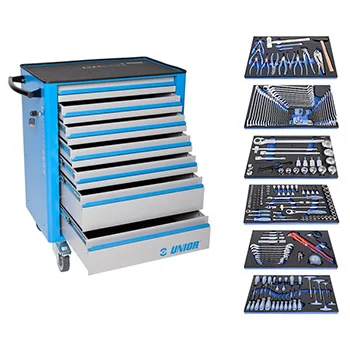 Unior veliki komplet: kolica sa 229 alata (u SOS ulošcima) 1011E6 + POKLON jakna Unior veliki komplet: kolica sa 229 alata (u SOS ulošcima) 1011E6 + POKLON jakna