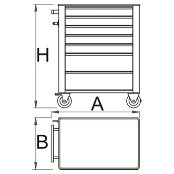 Unior kolica sa alatom Ekonomik (92 alata u SOS ulošcima) 1011GECO 625595-2