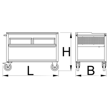 Unior servisna kolica 991LMS.T1 628540-6