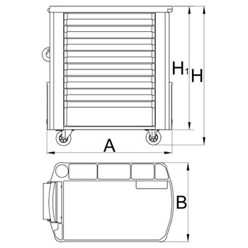 Unior kolica za alat Europlus 920PLUS1 617100-1