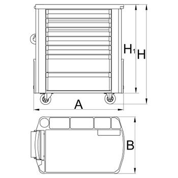 Unior kolica za alat Europlus 920PLUS2 617101-1