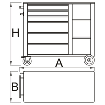 Unior kolica za alat HERCULES 940H3 615512-2