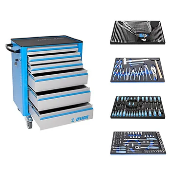 Unior kolica za alat Eurovision sa garniturom od 192 alata (u SOS ulošcima) 940EV3+192 600192 Unior kolica za alat Eurovision sa garniturom od 192 alata (u SOS ulošcima) 940EV3+192 600192