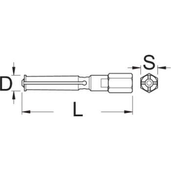 Unior krak 689.1/4 za izvlakač ležajeva sa unutrašnjim prihvatom 6.5-8mm 689/2BI 623089-1