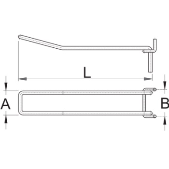 Unior dvostruka kukica set 10/1 200mm 997.4 623347 Unior dvostruka kukica set 10/1 200mm 997.4 623347