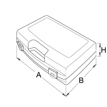 Unior plastična kutija za nasadne ključeve 981PBM1 619768-1