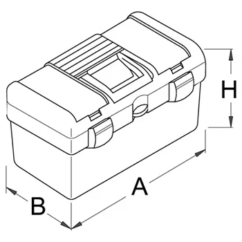 Unior kutija za alat plastična 917B 619766 Unior kutija za alat plastična 917B 619766