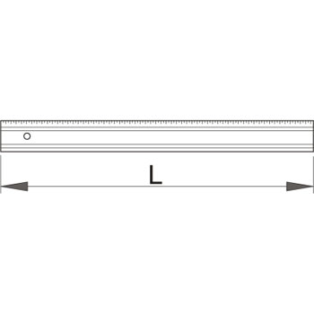 Unior lenjir aluminijumski 500mm 1280 617704-1