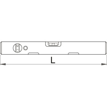 Unior aluminijumska libela 1250 400mm 610717-1