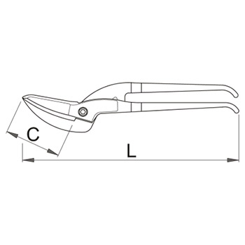 Unior makaze za lim PELIKAN 567R-PLUS/7DP 615036-1