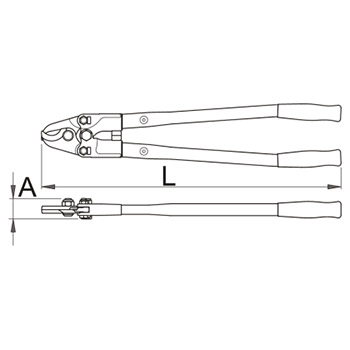 Unior makaze za kablove 800mm 585/6 616732-1