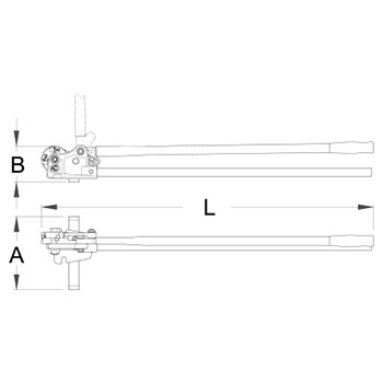 Unior makaze za sečenje šipki sa navojem M6-M8-M10 586/6 621479-1